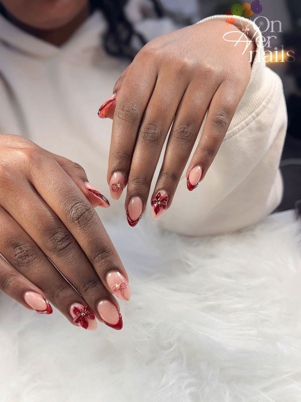 The Crimson Velvet Collection: Artisanal Floral & French Elegance