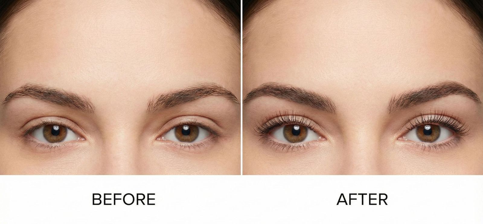 Before and After Micro-Lift & Natural Glam Lashes North York 2026